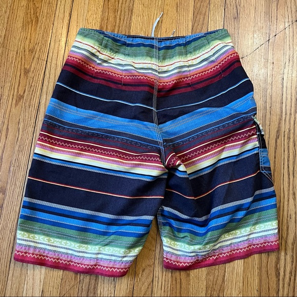Billabong 30 Board Shorts Aztec Tribal Swim Trunks Outdoor Beach Pool 10" Inseam - Picture 3 of 9